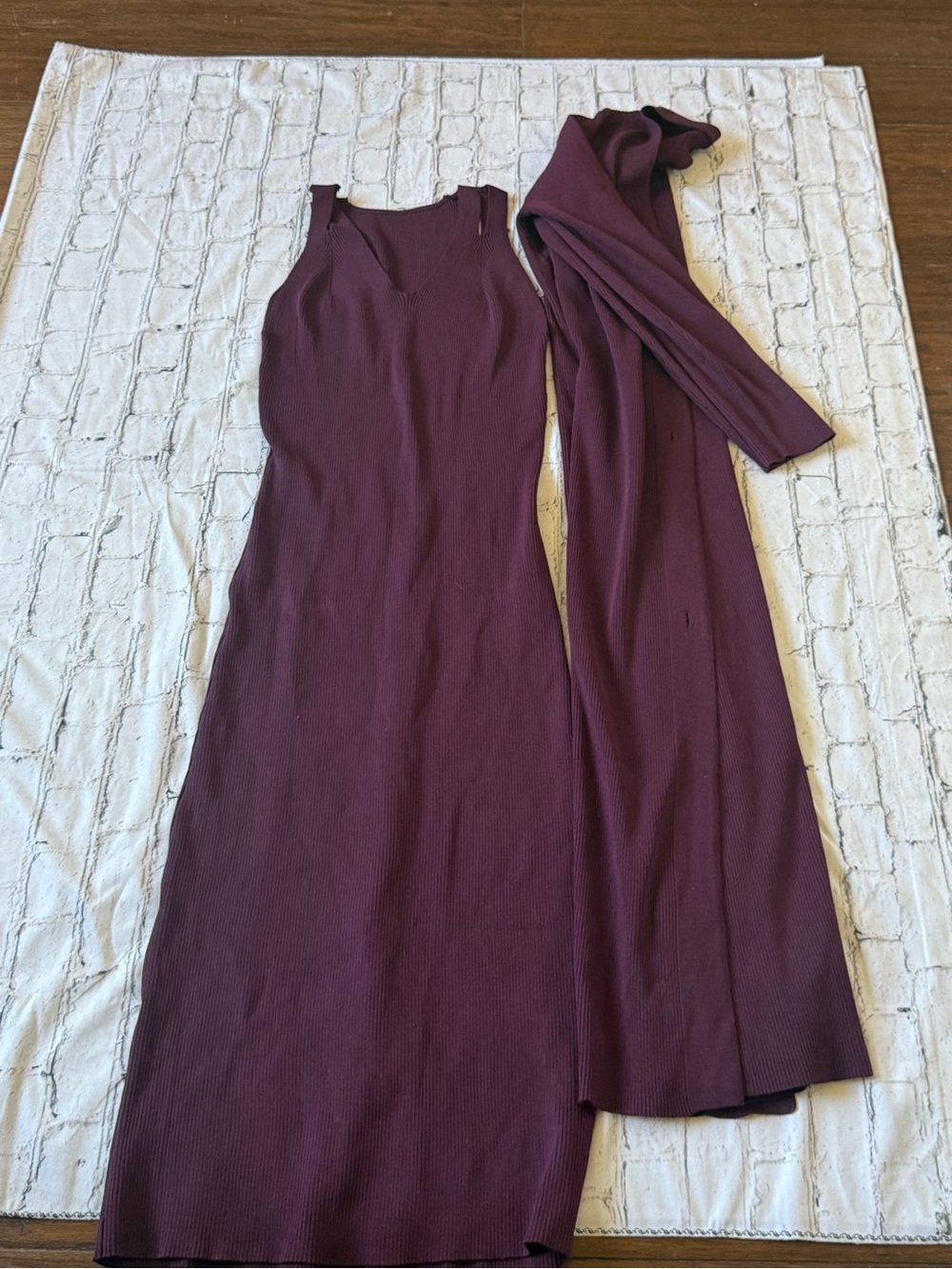 Dress with coat